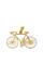 Prívesok zo žltého zlata Bicykel                                                