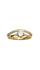 Dvojitý prsteň zo žltého zlata                                                  